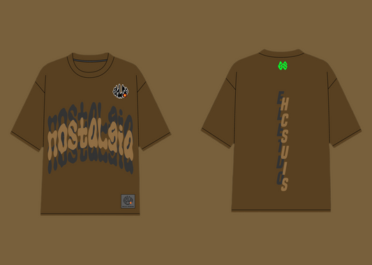 Triple Nostalgia Tee - Brown/Black